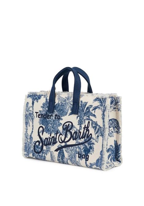 Phone bag in cotone SAINT BARTH | PHONE001 PHONE BAG02156L JUNGLE OCEANIA 01